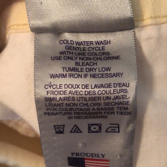 NYDJ Pale Yellow Lift & Tuck High Rise Capris - 14 - Picture 12 of 12